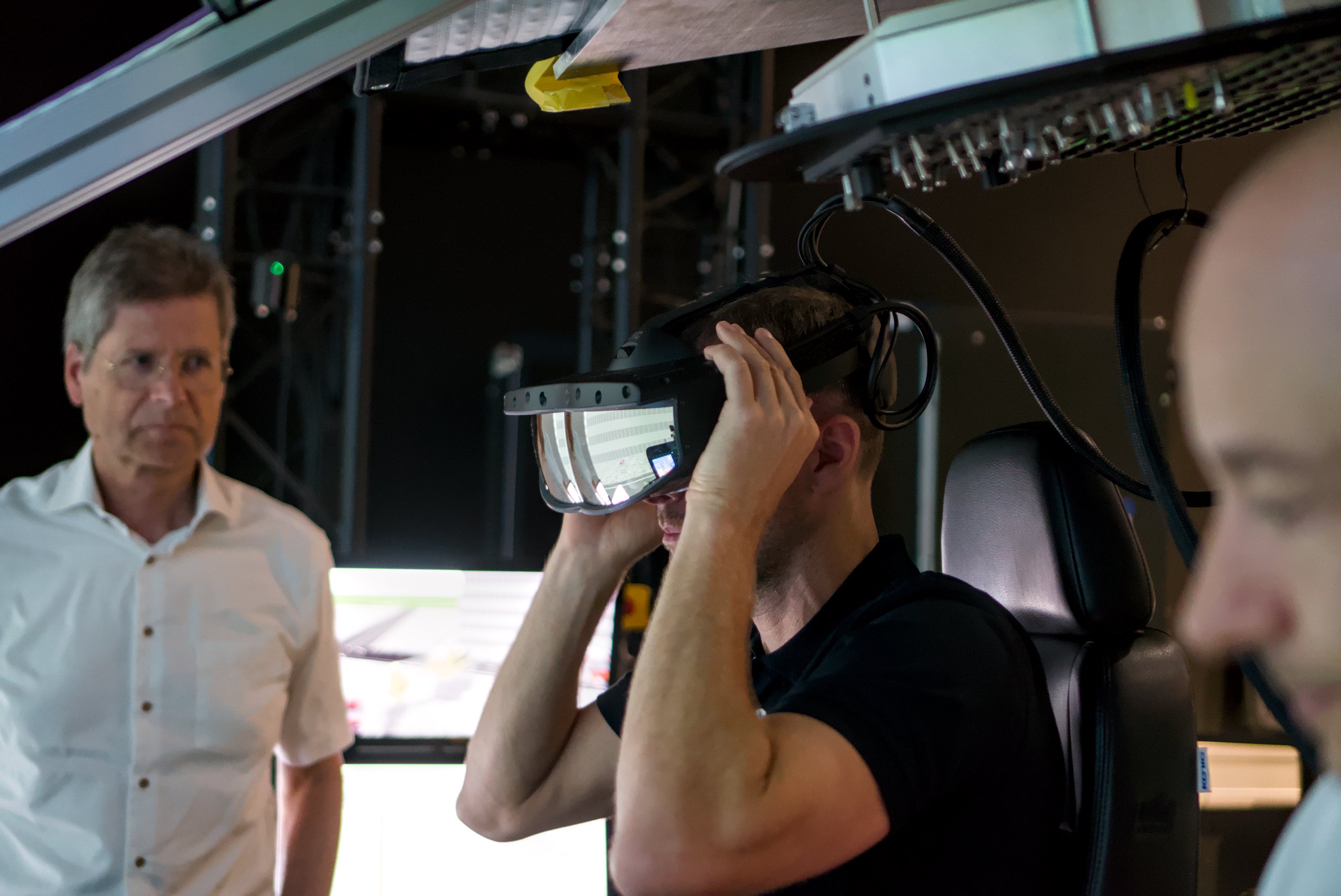 Person mit VR-Brille