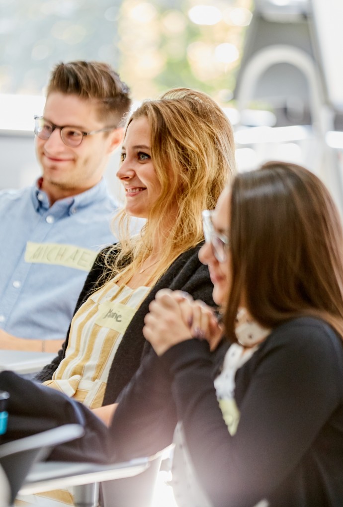 Masterstudierende im Seminar