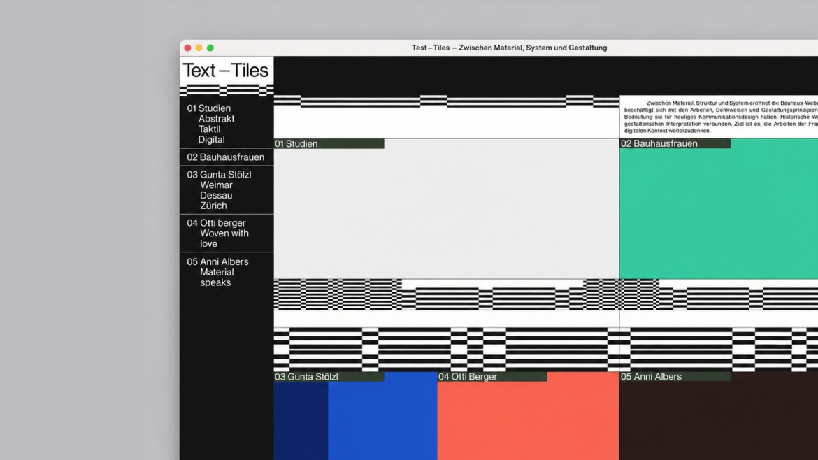 Design von gewebten Strukturen