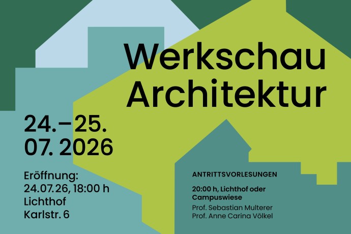 Plakat Werkschau Architektur