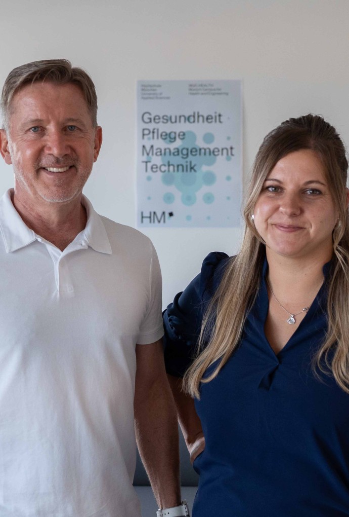 Prof. Dr. Markus Witzman und Isabel Hölscher
