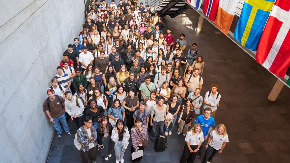 Gruppenfoto der internationalen Studierenden