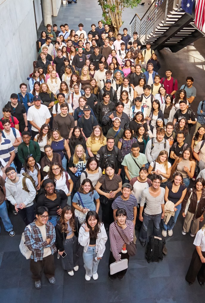 Gruppenfoto der internationalen Studierenden