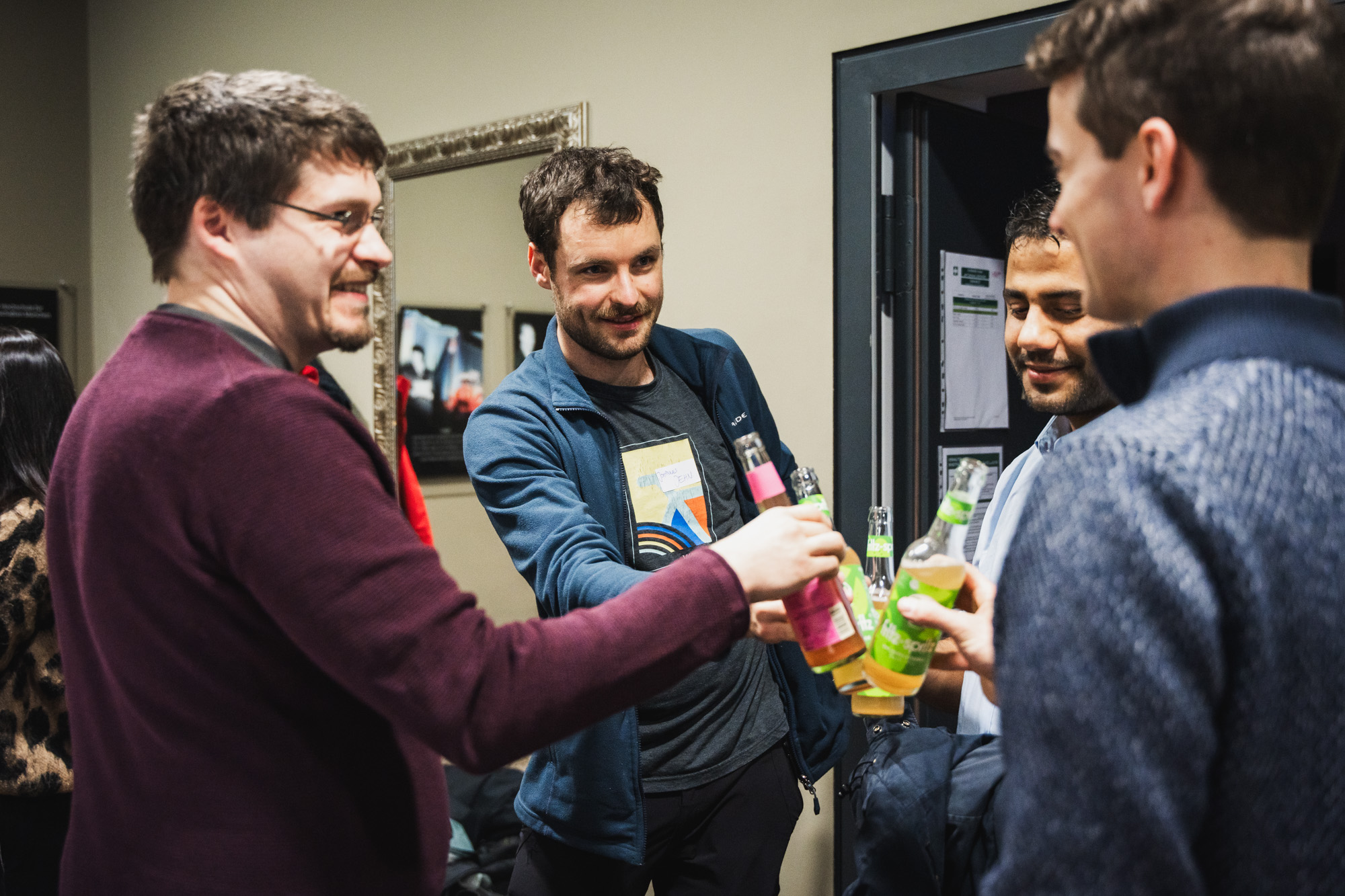 Alumni und Promovierende beim Networking-Event im Rahmen das Alumni-Promovierenden Netzwerks