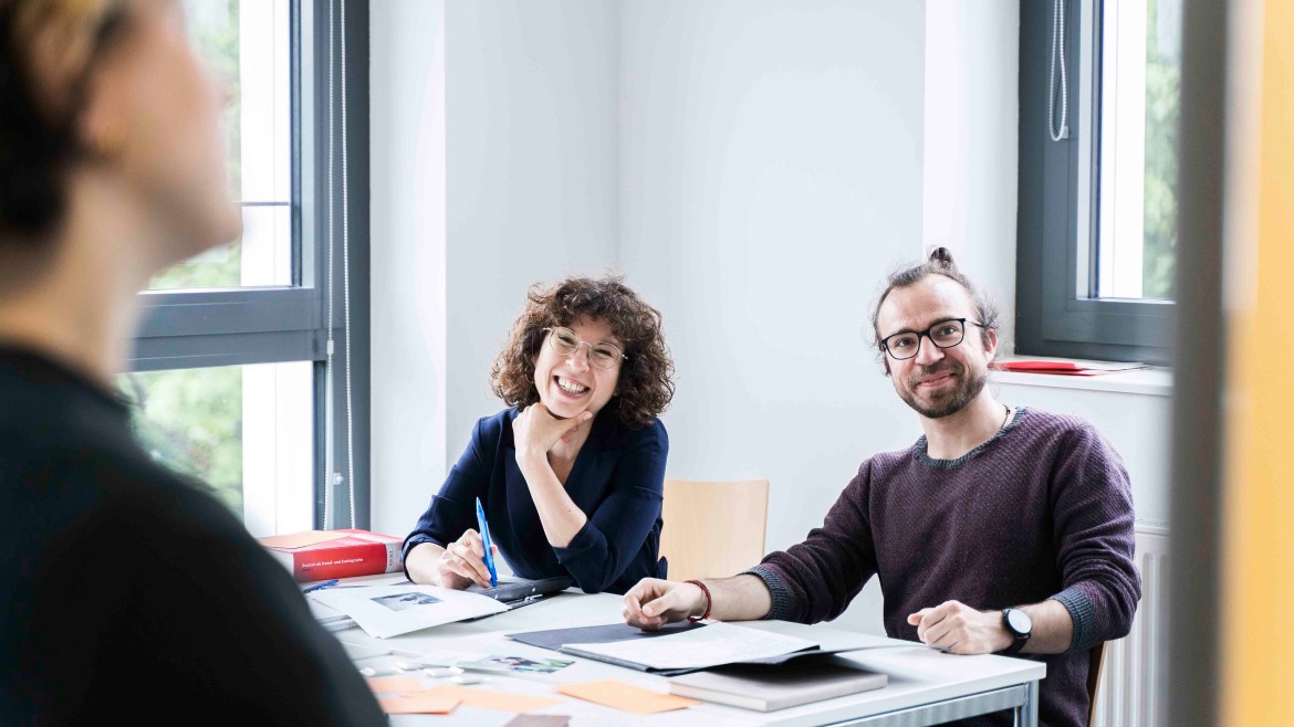Wissenschaftliche Mitarbeitende an der HM (Foto: Johanna Weber) Wissenschaftliche Mitarbeitende an der HM
