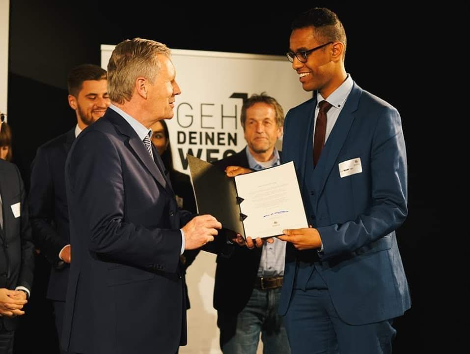 Billal Higo Auszeichnung Wulff