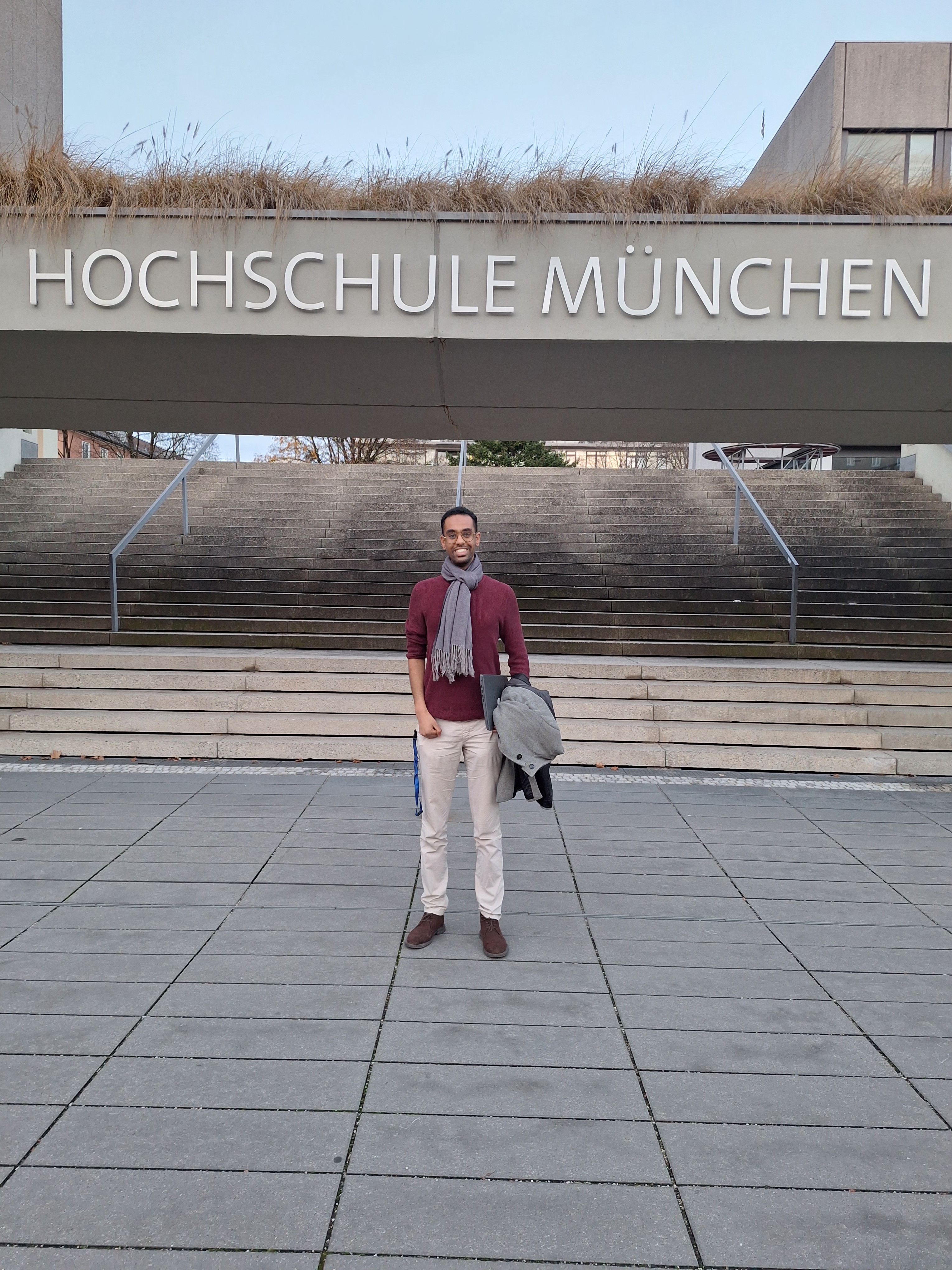 Billal Higo an der Hochschule München