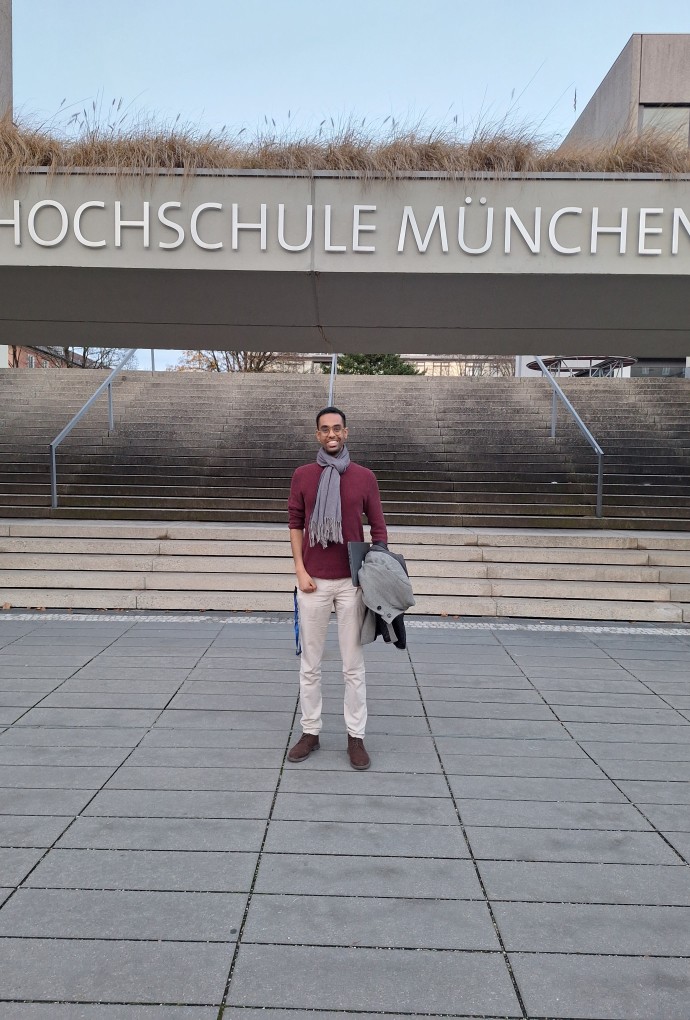 Billal Higo an der Hochschule München