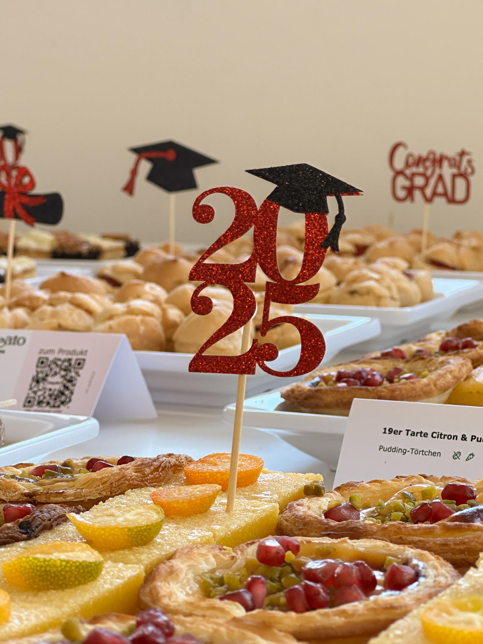 Die Studierenden des Master ANP genossen ein reichliches Buffet