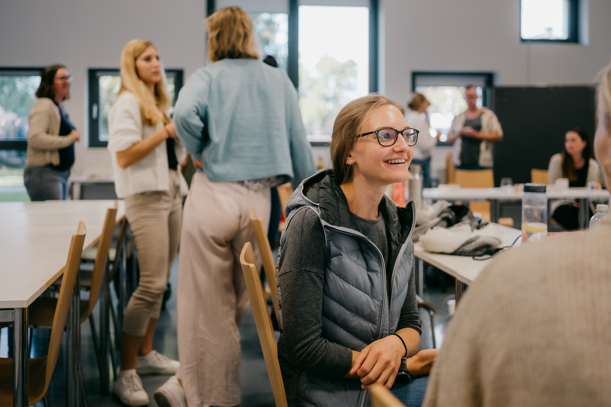 Gespräche zwischen Studierenden des Master Mental Health