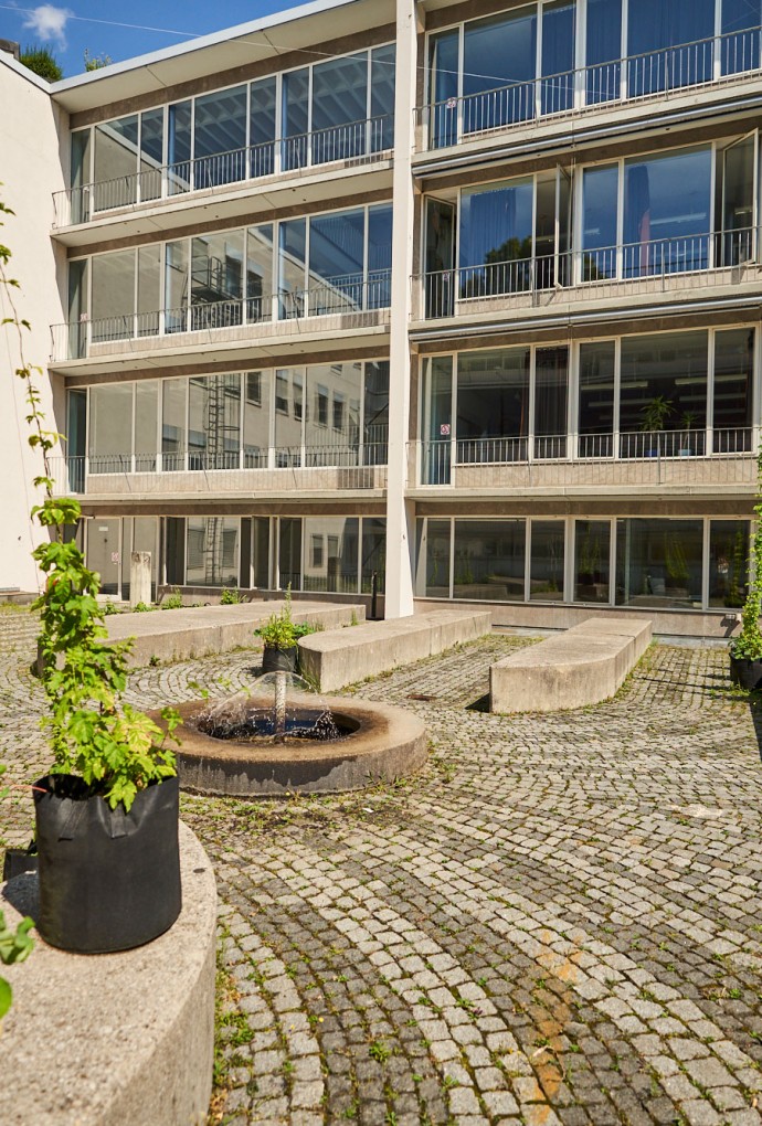 Innenhof des Gebäudes Karlstraße 6