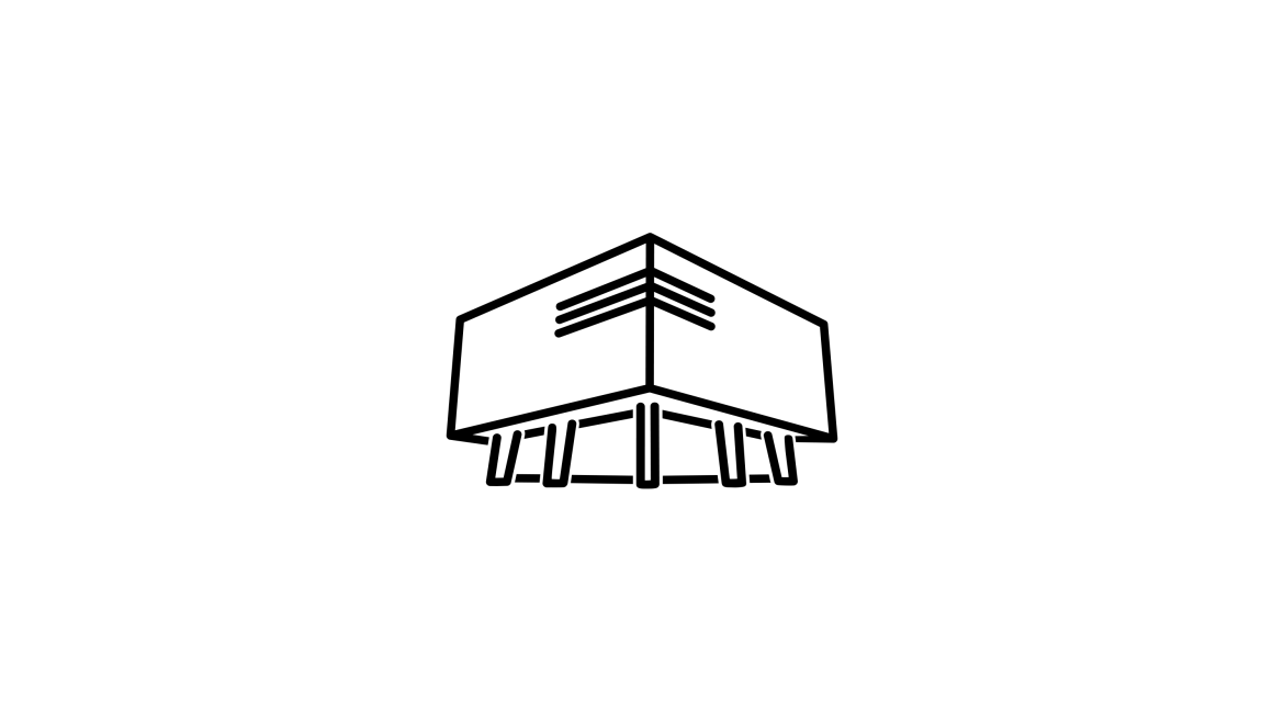 Piktogramm Hochschule Roter Würfel