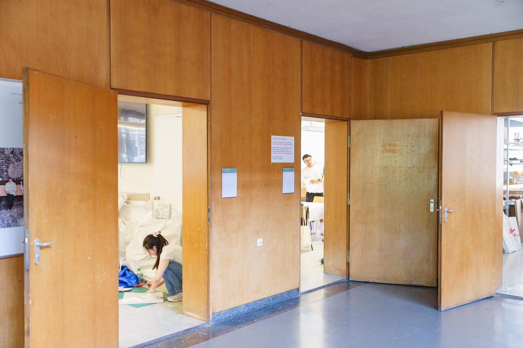 Eindrücke aus dem Studienalltag Bachelor Architektur – Studierende arbeiten am Entwurfsprojekt