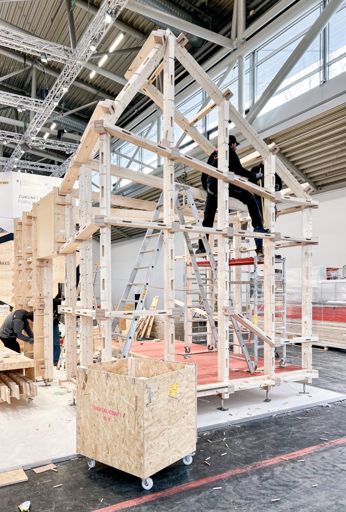 Digital Craft - Demonstrator auf der BAU 2025, München