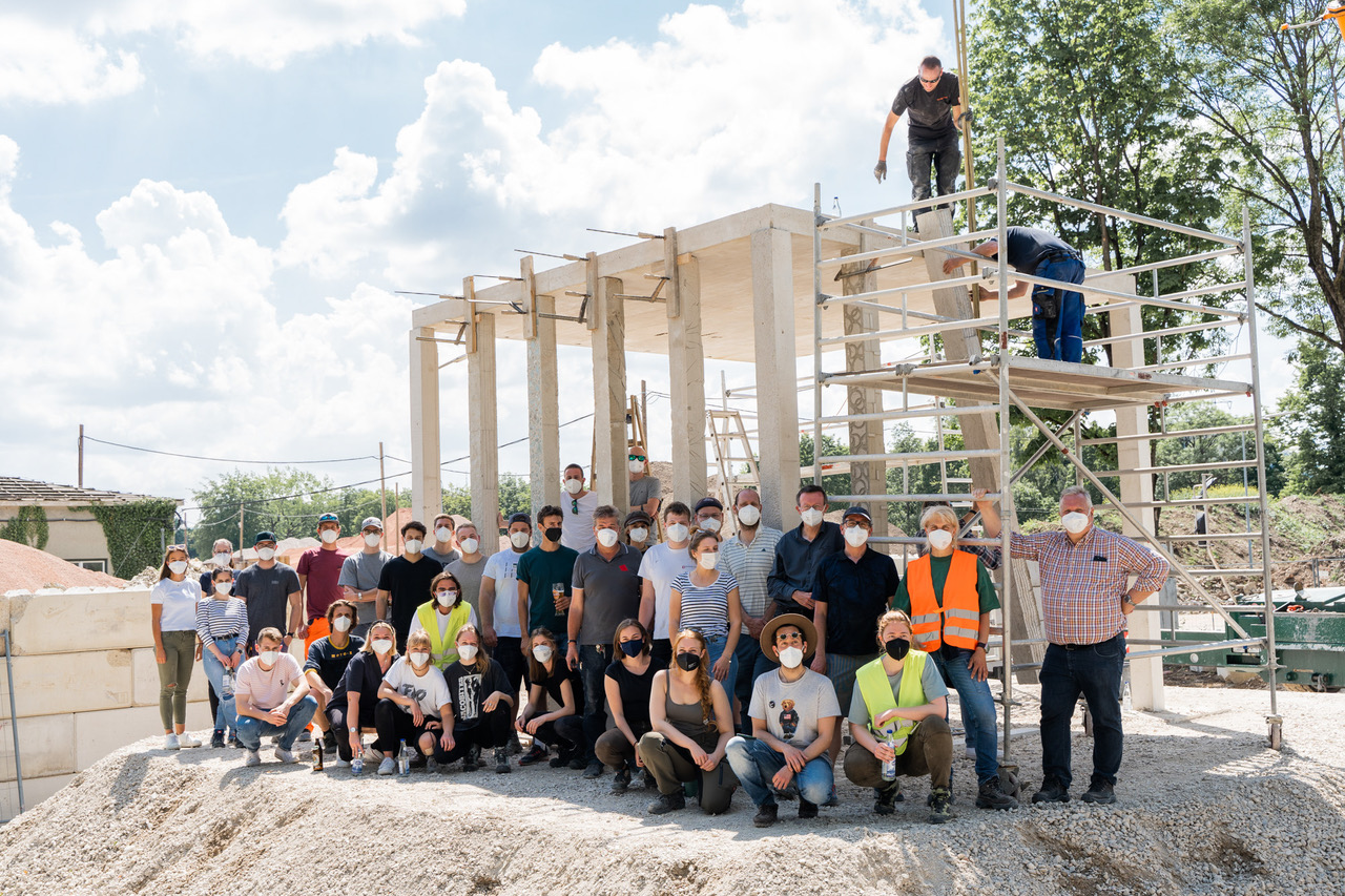Betonprojekt in der Bayernkaserne - Hochschule München