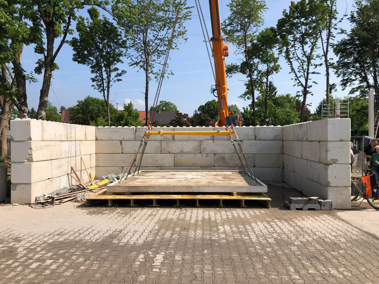 Betonprojekt in der Bayernkaserne - Hochschule München