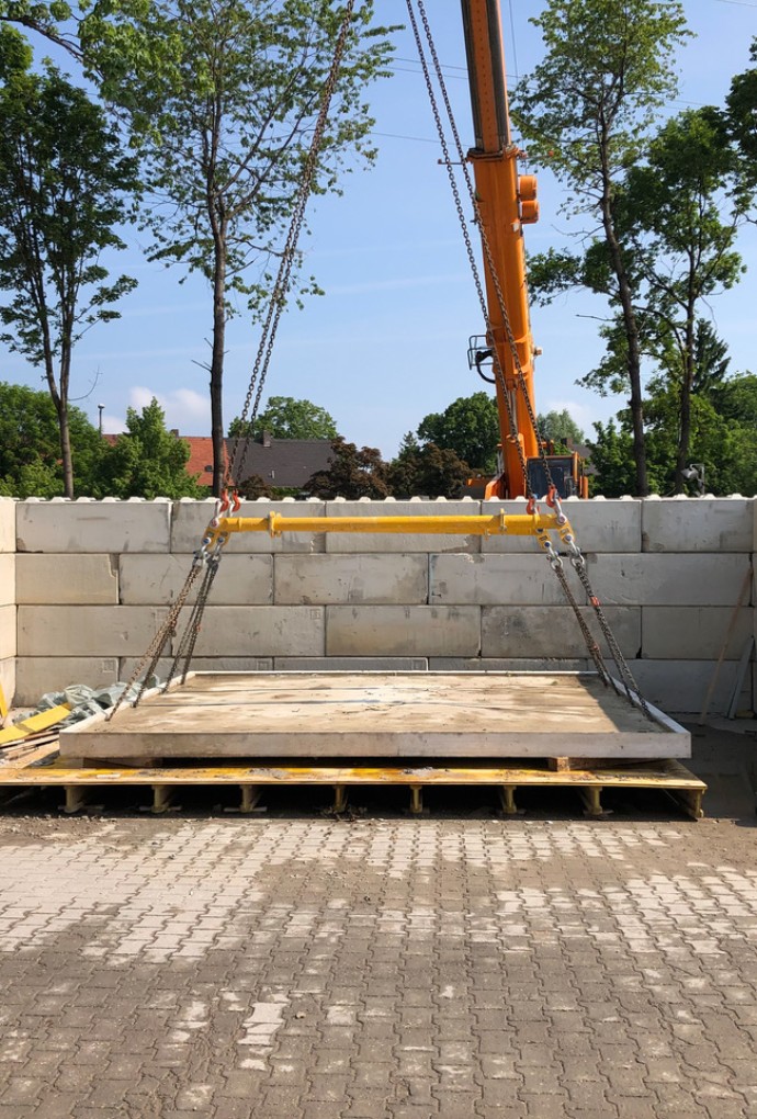 Betonprojekt in der Bayernkaserne - Hochschule München