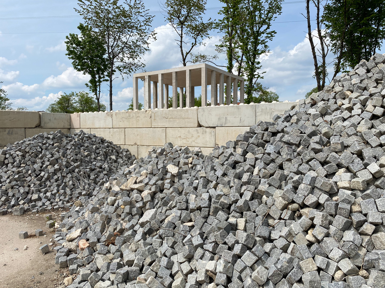 Betonprojekt in der Bayernkaserne - Hochschule München