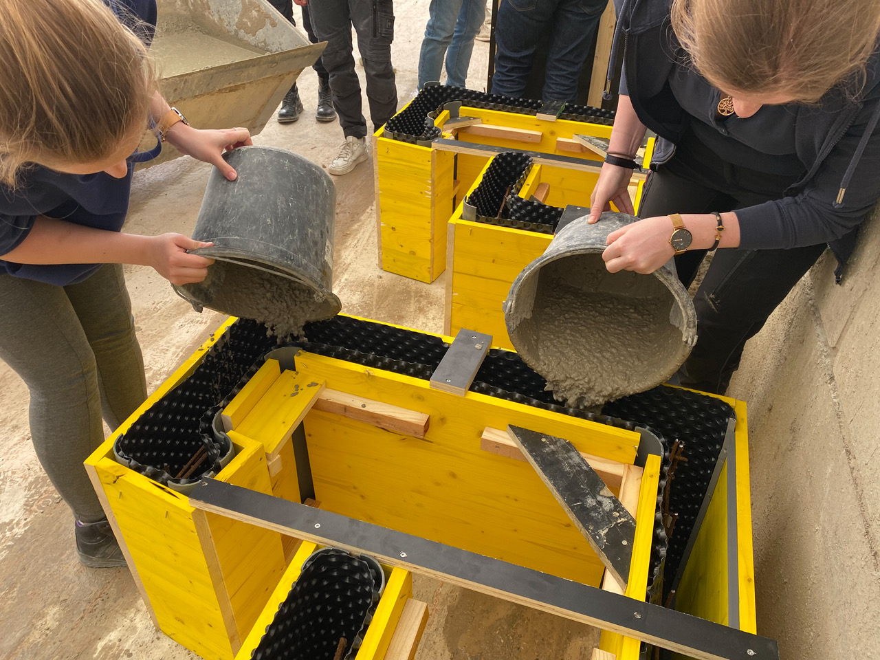 Betonprojekt in der Bayernkaserne - Hochschule München