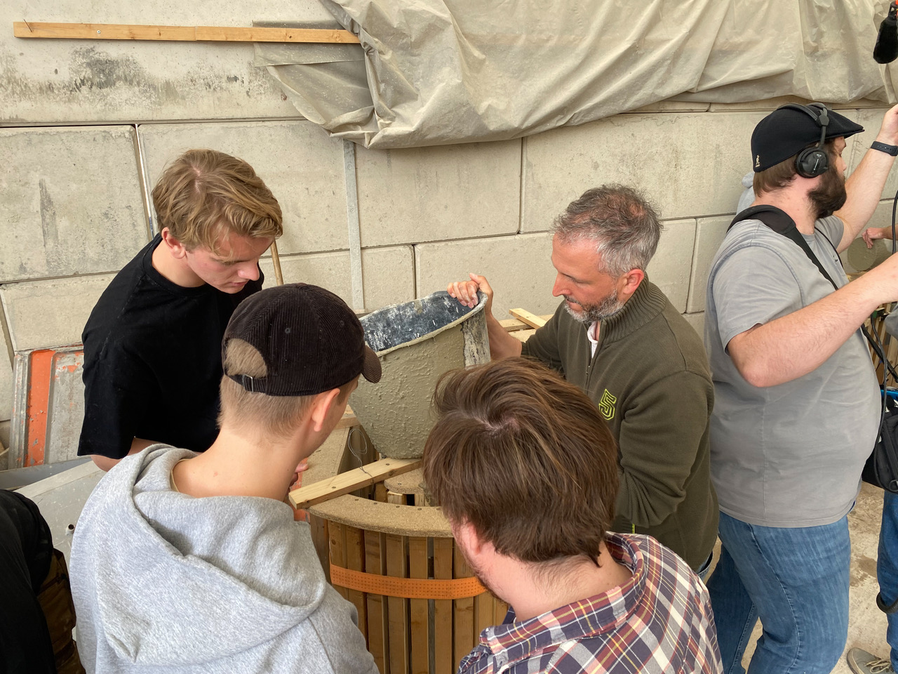 Betonprojekt in der Bayernkaserne - Hochschule München