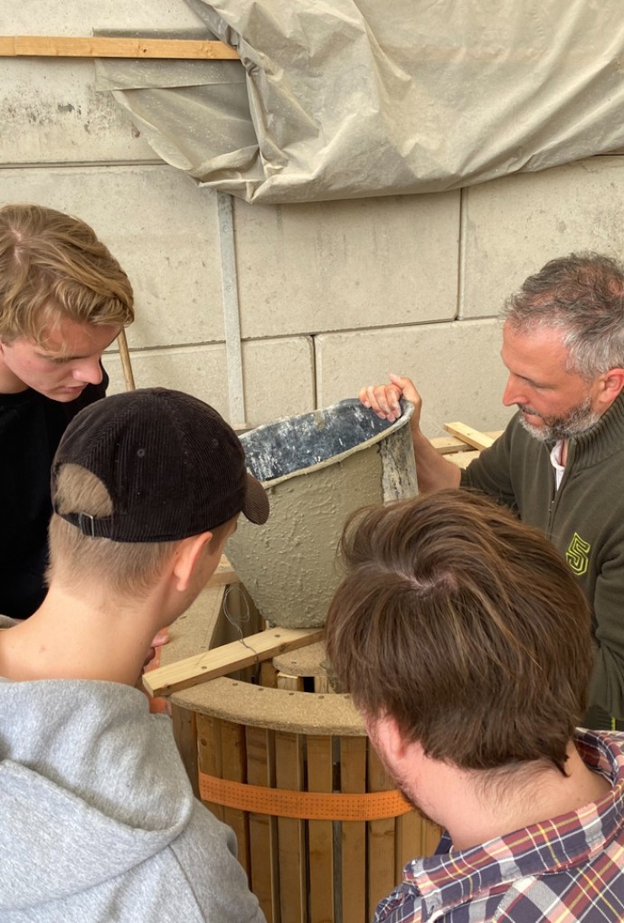 Betonprojekt in der Bayernkaserne - Hochschule München