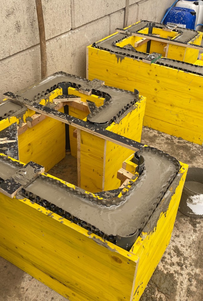 Betonprojekt in der Bayernkaserne - Hochschule München
