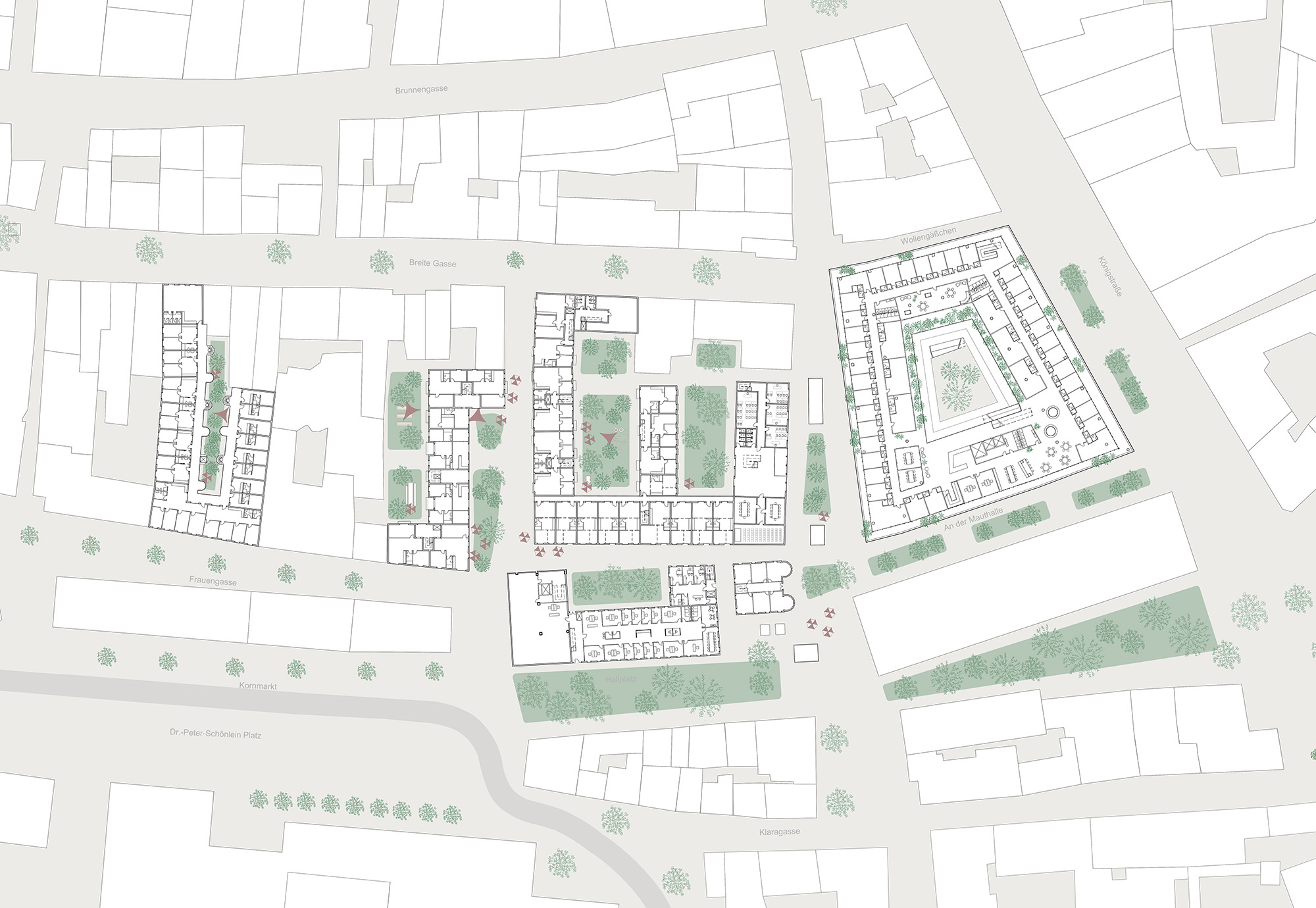 City Point Nürnberg – Städtebau im Nutzungswandel | BA 4.1 Entwurf 4