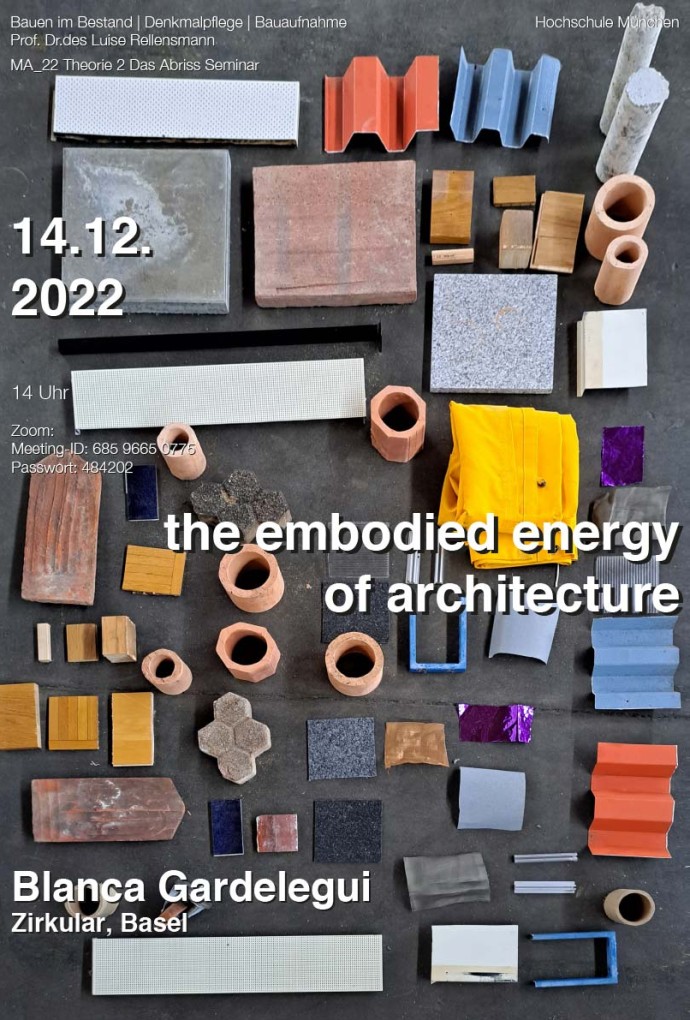 the embodied energy of architecture 