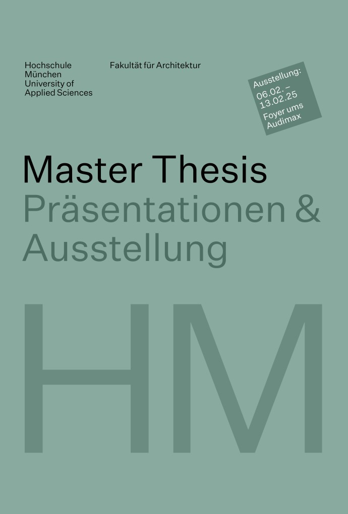 Master Thesis Präsentationen WiSe 2024/25 | Ausstellung (Copyright: Hochschule München) Master Thesis Präsentationen WiSe 2024/25 | Ausstellung