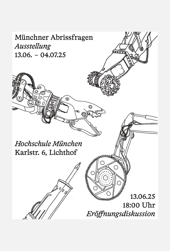 Ausstellung Münchner Abrissfragen