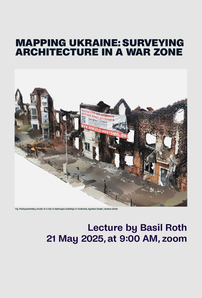 Fig. Photogrammetry model of a row of destroyed buildings in Hostomel, Kyivska Oblast, Ukraine (2024),