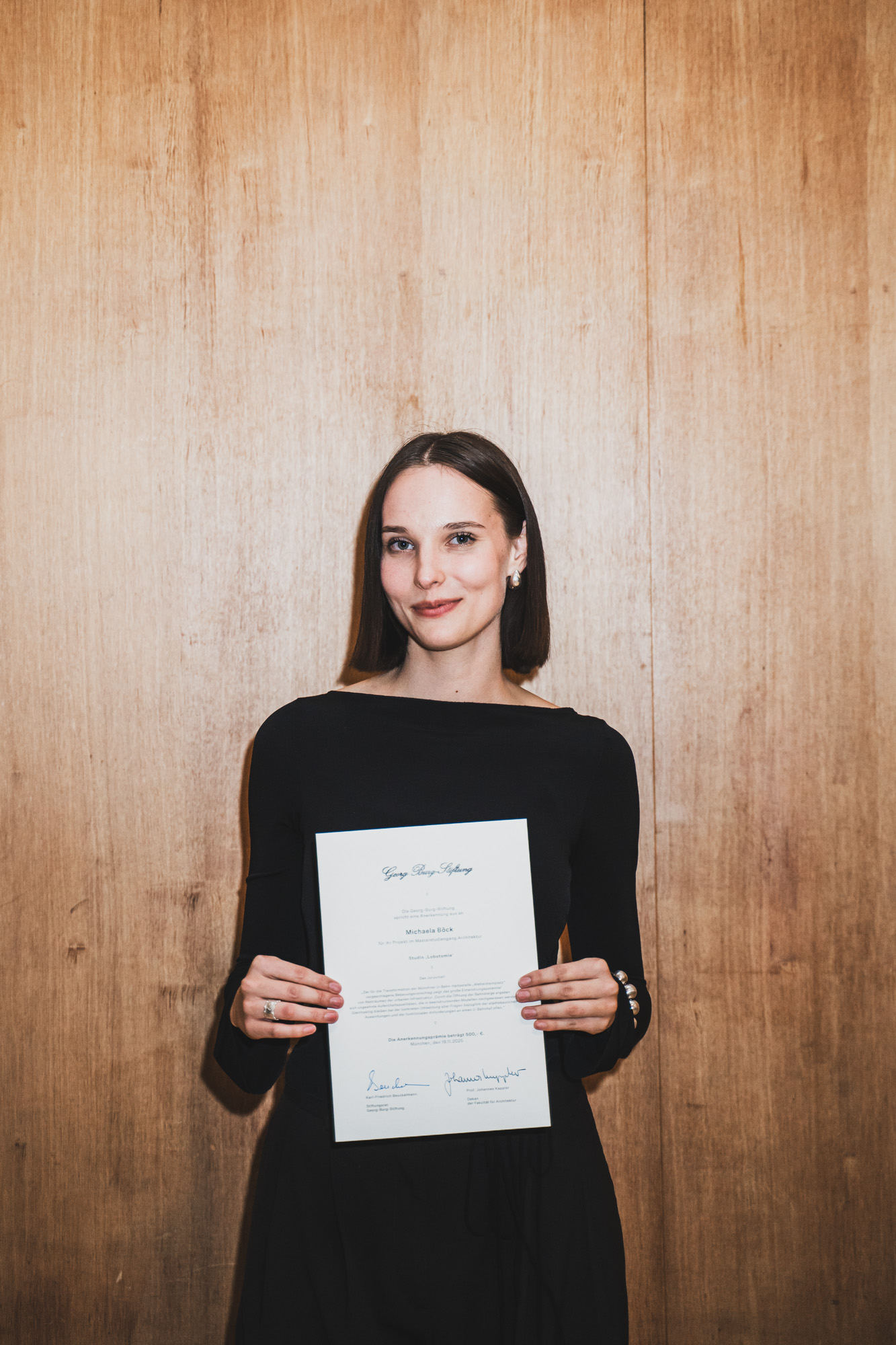 Georg-Burg-Preis, Anerkennung geht an Michaela Böck