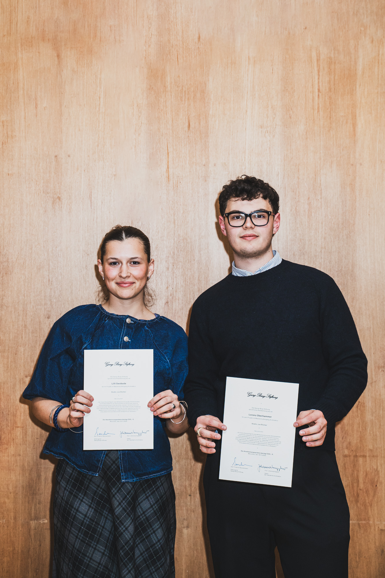 Georg-Burg-Preis, Anerkennung geht an Lilli Sowoboda und Lorenz Oberhammer