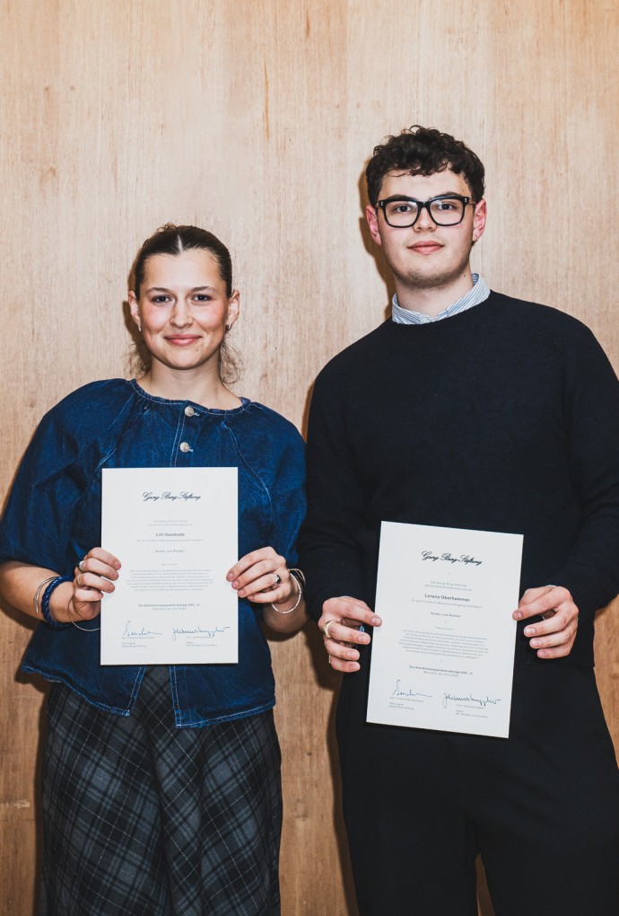 Georg-Burg-Preis, Anerkennung geht an Lilli Sowoboda und Lorenz Oberhammer