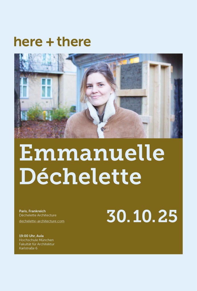 here + there Vortragsreihe | Emanuelle Dechelette (Copyright Foto: Torgeir Holljen Thon) here + there Vortragsreihe | Emanuelle Dechelette