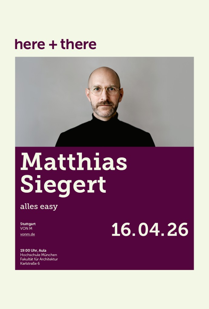 here + there | Vortrag von Matthias Siegert