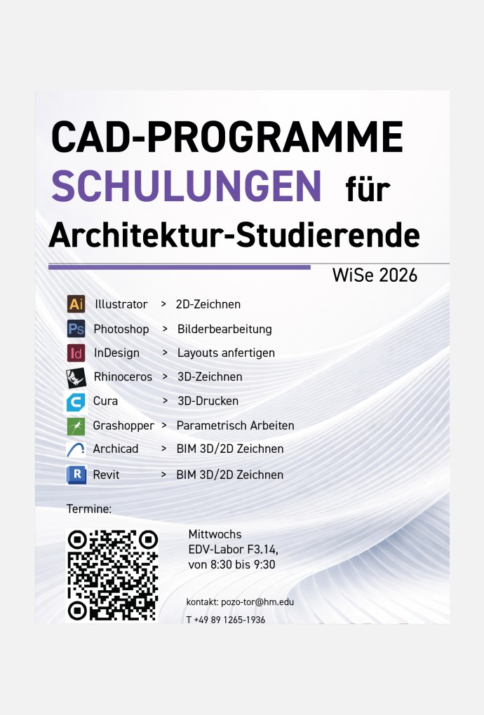 CAD-Programme | Schulungen | WiSe 2026/27