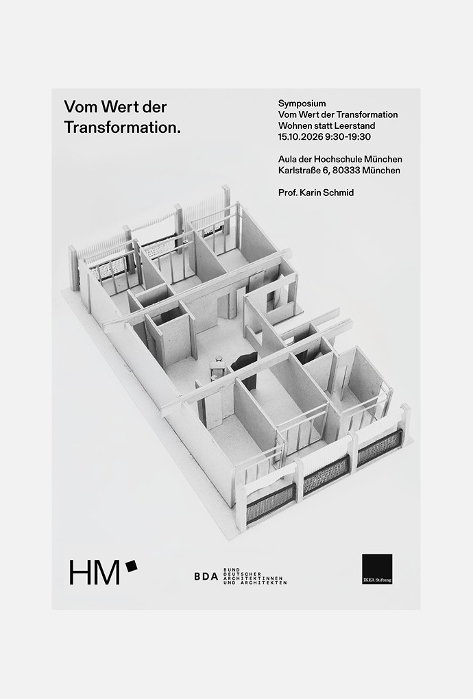 Symposium Vom Wert der Transformation Wohnen statt Leerstand, Prof. Karin Schmid, Fakultät für Architektur, Hochschule München