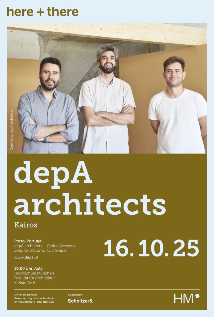 here + there Vortrag von depA architects – Carlos Azevedo, João Crisóstomo, Luís Sobral