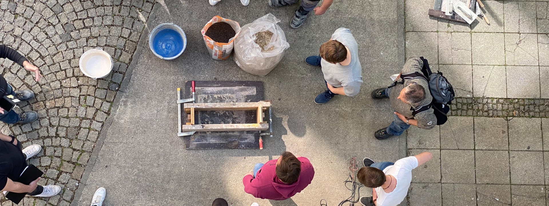Betonprojekt in der Bayernkaserne - Hochschule München