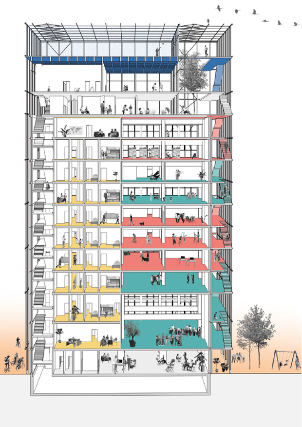Master Thesis „TA Hochhaus Erfurt“, SoSe 2023
