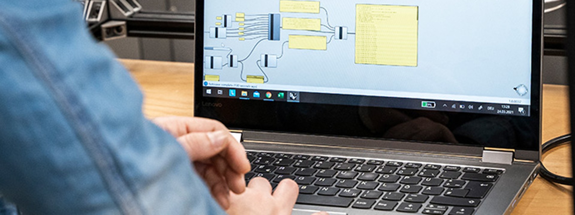 Arbeiten am 3D Drucker