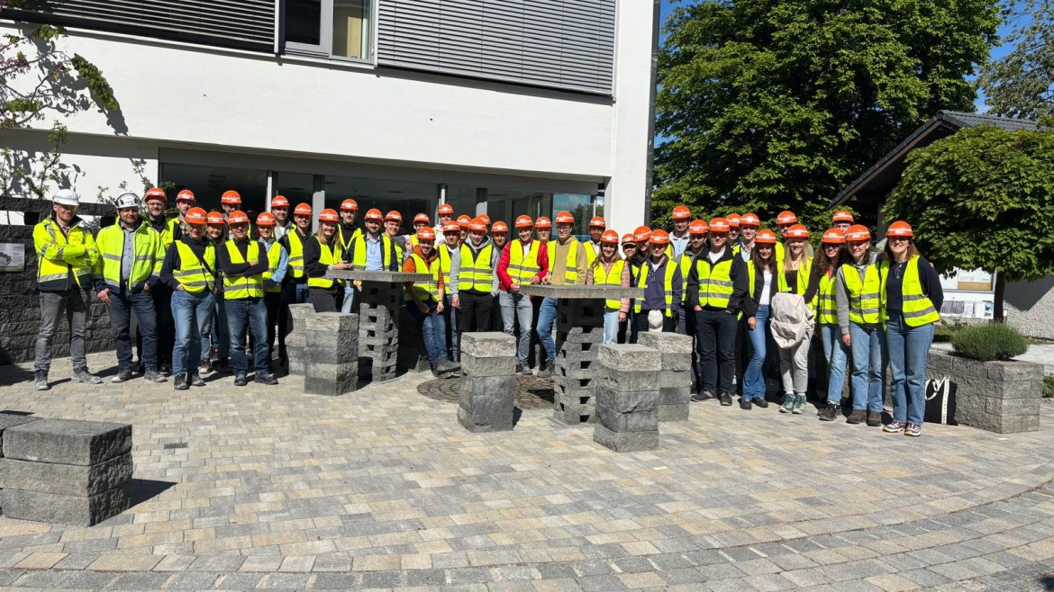Besichtigung Südbayerische Portland Zementwerk von Rohrdorfer (privat) Gruppenfoto