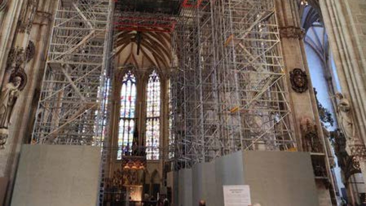 Innengerüst im Ulmer Münster