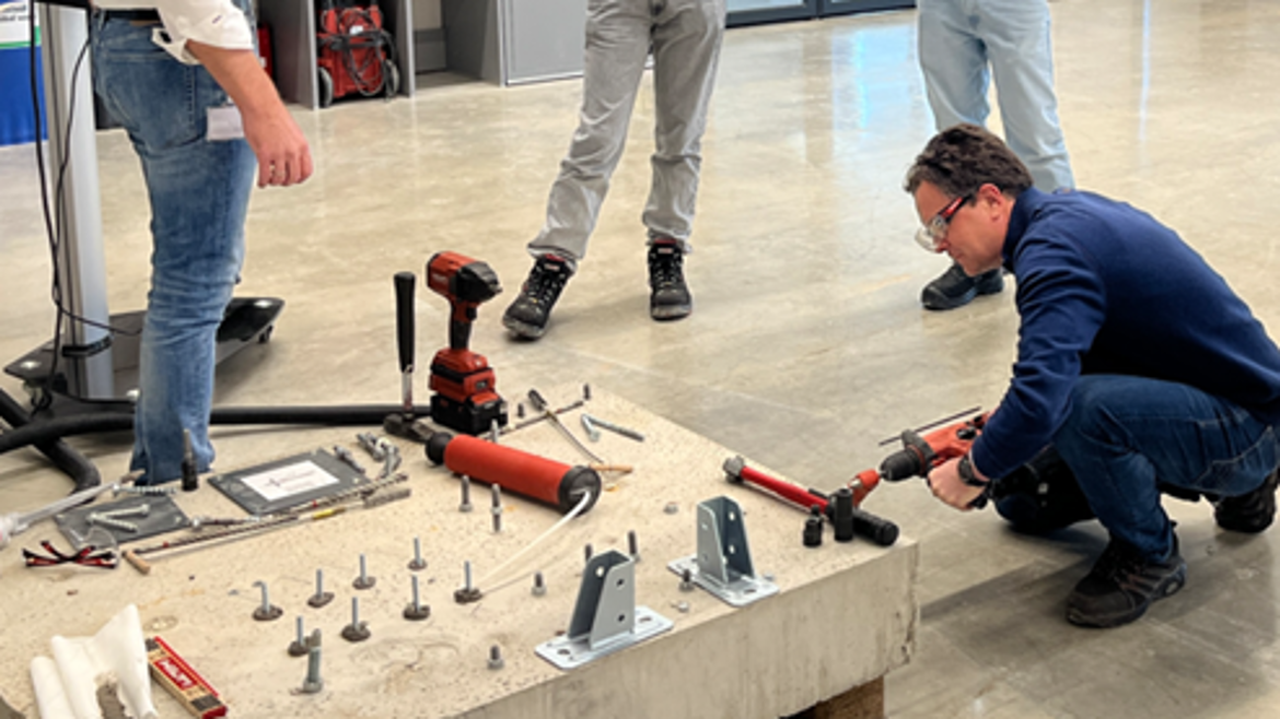 Besuch bei der Firma Hilti