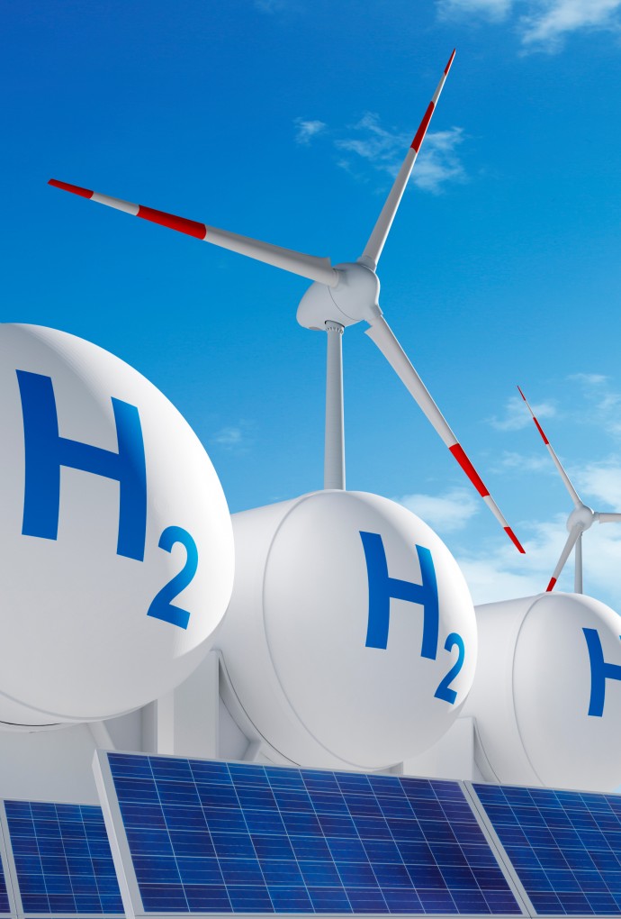 Wasserstoff, Solarenergie und Windkraft: die Energiequellen der Zukunft