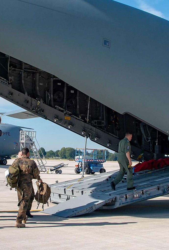 Riesiger Rumpf: Bis zu 116 Soldaten passen in den A400M