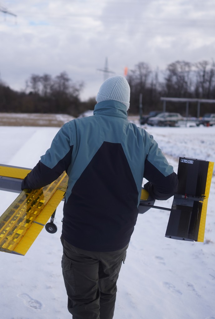 Prototyp vor dem Testflug