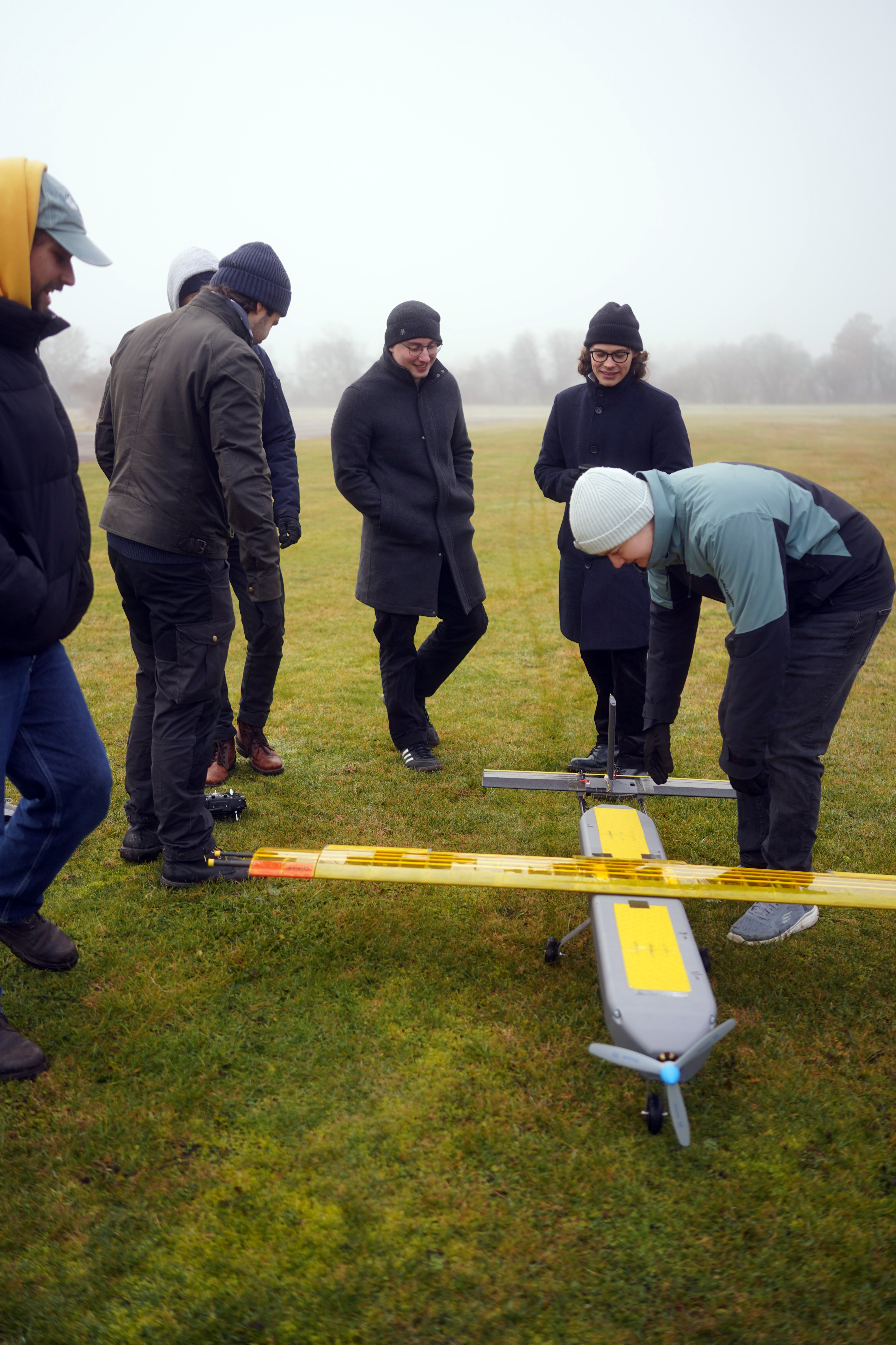 Letzter Check vor dem Testflug