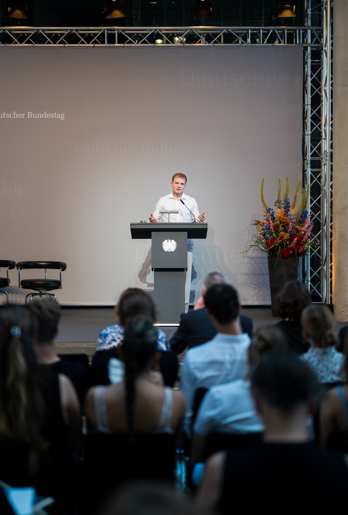 Präsentation auf großer Bühne